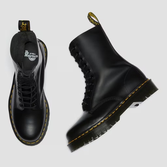 DOC MARTENS smooth leather mid calf boots - Picture 13 of 13